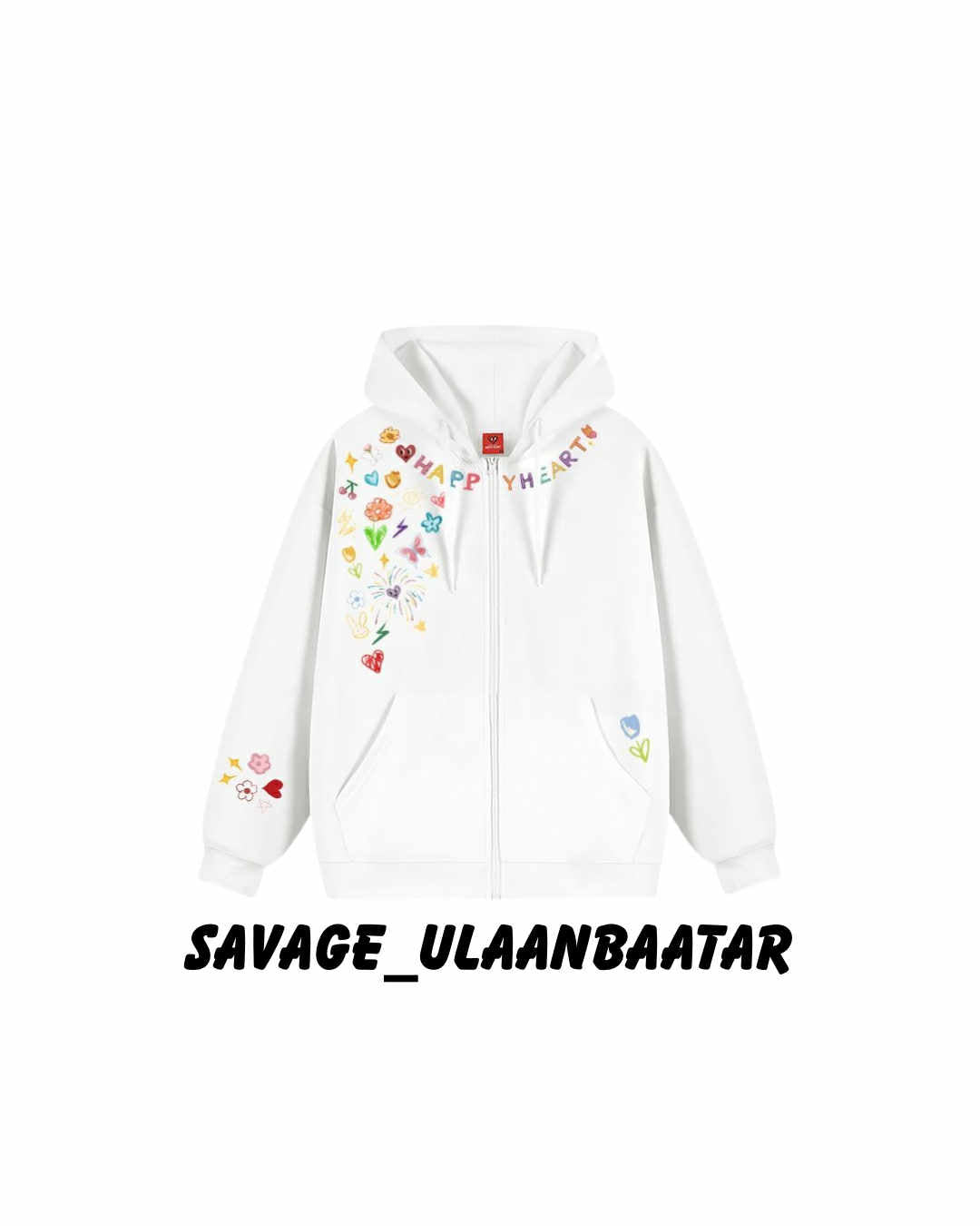 Happy heart hoodie