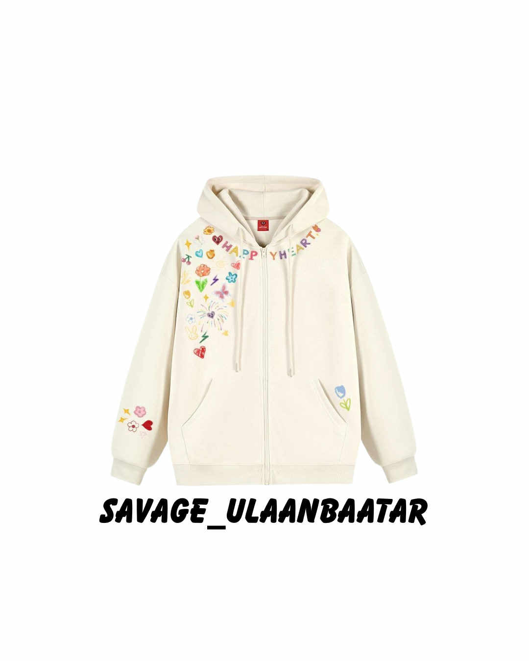 Happy heart hoodie