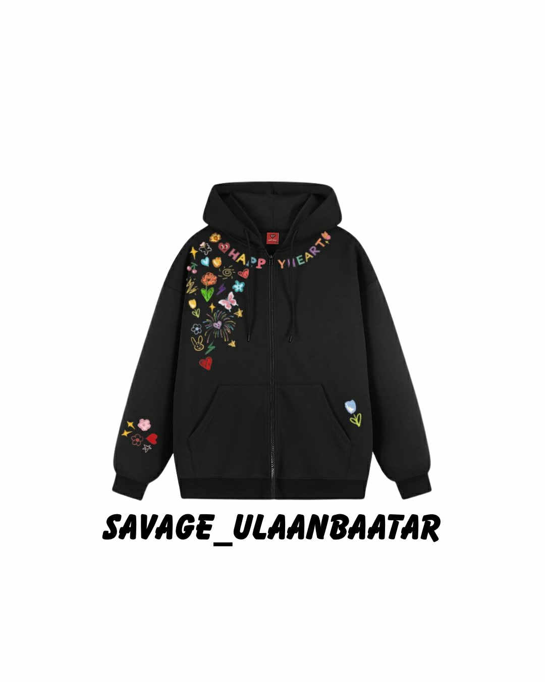 Happy heart hoodie